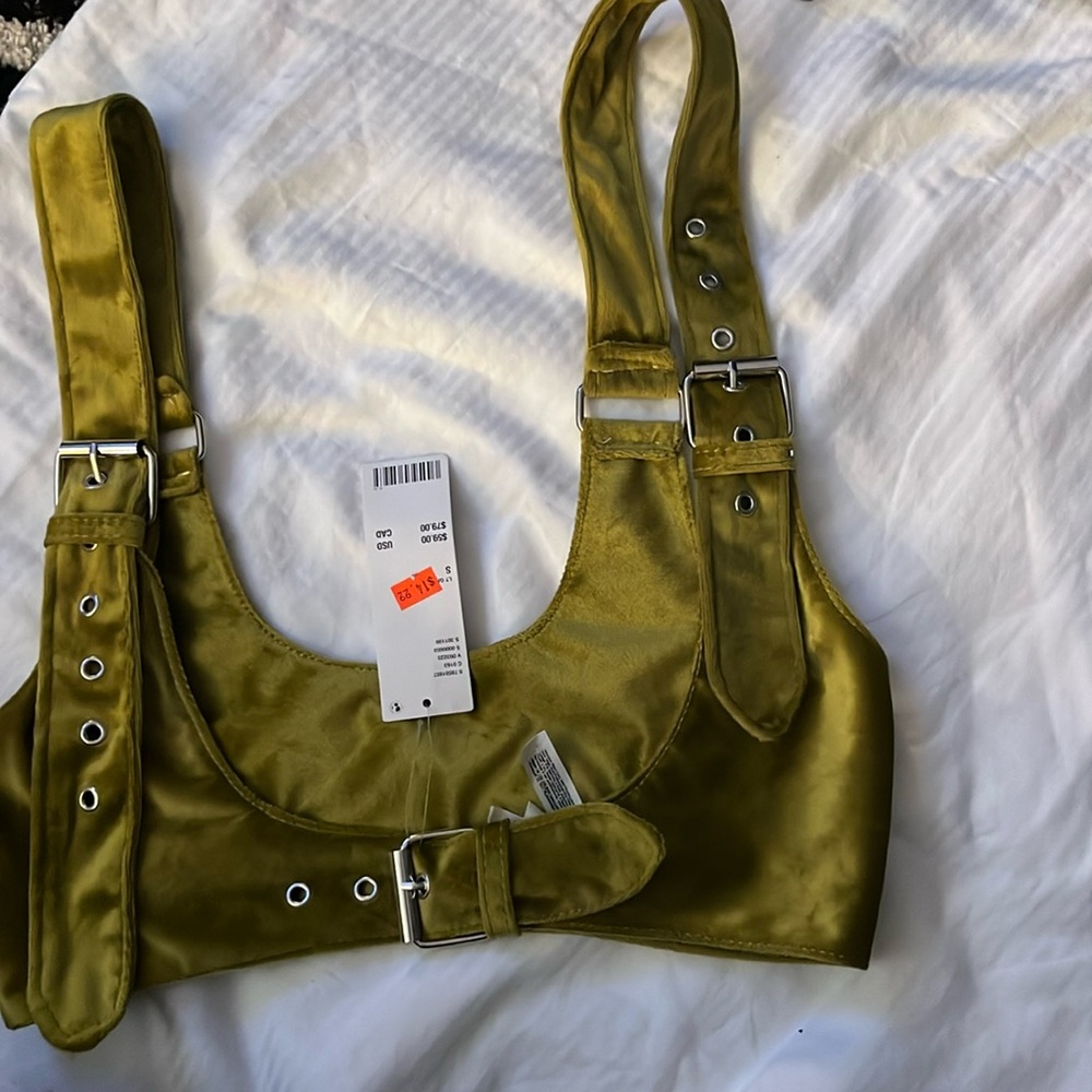 NWOT URBAN OUTFITTERS UO Floral Sequoia Embroidered Harness
